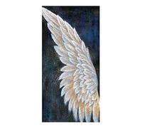 N/E DIY 5D Diamant malerei 5-Bilder 5D Diamond Painting Voll Gross Strass Stickerei kreuzstich Blume Wand Deko (95x45cm) (06)