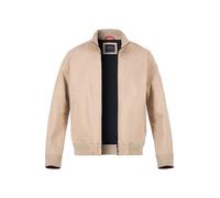 N.Z.A. Blouson Herren Stehkragen Baumwoll-Stretch beige, M