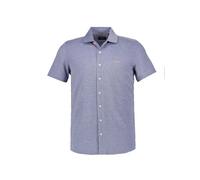 N.Z.A. Hemd Herren Kurzarm Baumwolle blau, XXL