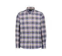 N.Z.A. Hemd Herren Slim Fit Langarm Flanell blau, L