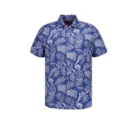 N.Z.A. Kurzarmhemd Herren Regular Fit Kurzarm Kent blau, M