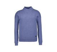 N.Z.A. Stehkragenpullover Herren Slim Fit Baumwolle blau, XXL