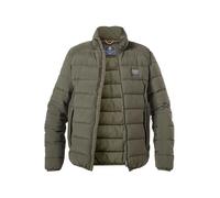 N.Z.A. Steppjacke Herren Stehkragen Mikrofaser grün, 3XL