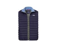 N.Z.A. Steppweste Herren Stehkragen Mikrofaser blau, XXL