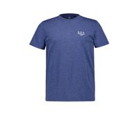 N.Z.A. T-Shirt Herren Regular Fit Kurzarm Baumwoll-Jersey blau, L