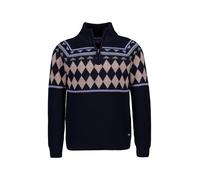 N.Z.A. Troyer Herren Slim Fit Baumwolle blau Norweger, L