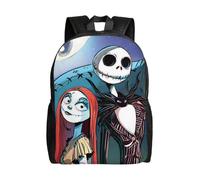 n4558 The Nightmare Before Christmas Unisex-Rucksack, Laptop, Schultasche, College-Studententasche,