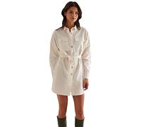 NA-KD Damen Belted Shirt Dress Lässiges Kleid (1er Pack)