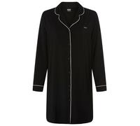 Nachthemd BOSS "Dreamline_Sleepshirt", Damen, Gr. M, N-Gr, schwarz 001, Kleider Nachthemd, im Hemdblusen-Stil (64454029-M) schwarz 001