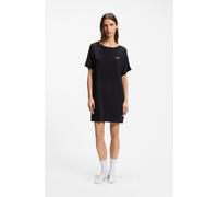 Nachthemd BOSS "Element_Nightie", Damen, Gr. XL, N-Gr, schwarz 001, Jersey, Obermaterial: 95% Viskose, 5% Elasthan, normal kniefrei, Rundhals, Kleider Nachthemd, aus Stretch-Jersey mit Logo-Print (927