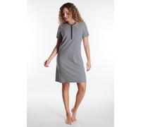 Nachthemd GÖTZBURG, Damen, Gr. 46, N-Gr, blau, dunkel, ringel, Single Jersey, Obermaterial: 100% Baumwolle, Kleider Nachthemd (17204866-46)
