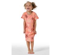 Nachthemd kurzarm Rollsaum Sonnen apricot - Girls World 128