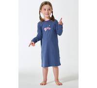 Nachthemd langarm Paris Maus jeansblau - Kids Nightwear 140
