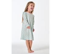 Nachthemd langarm Rüschen Herzchen multicolor - Kids Nightwear 98