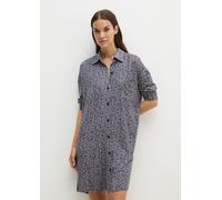 Nachthemd MARC O'POLO, Damen, Gr. XL, N-Gr, blau grau, flower print, Jersey, Obermaterial: 92% Modal, 8% Elasthan, Kleider Nachthemd (25656559-XL) blau grau, flower print