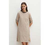 Nachthemd MARC O'POLO, Damen, Gr. XS, N-Gr, beige (hellbeige gestreift), Jersey, Obermaterial: 100% Baumwolle, Kleider Nachthemd (86874645-XS) hellbeige gestreift
