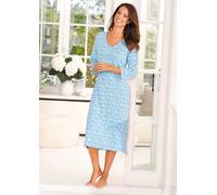Nachthemd mit 3/4-Arm blau 38