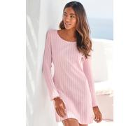 Nachthemd S.OLIVER Gr. 32/34, N-Gr, rosa (blassrosa) Damen Kleider (69017308-32) blassrosa