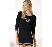 s.Oliver Damen Nachthemd schwarz / weiß / rosa, Größe 32/34, 4573228 Schwarz / Weiß / Rosa XS