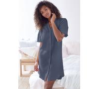 Nachthemd S.OLIVER Gr. 32, N-Gr, blau (dunkelblau) Damen Kleider (96548525-32) dunkelblau