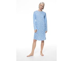 Nachthemd Serie Flower Meadow Blue Silk blau 42