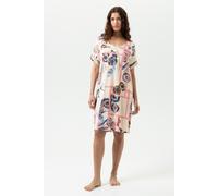 Mey Nachthemd/Sleepshirt – Fragmented Garden, Aquarellprint, Modal – Almond Milk (beige) M