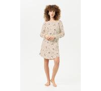 Nachthemd Serie Winter Birds Almond Milk beige 46
