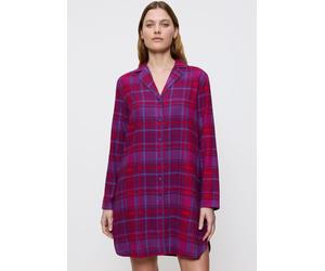 Nachthemd TRIUMPH "Boyfriend NDW 01 X Checks", Damen, Gr. 38, N-Gr, rot (rot combination), Flanell, Obermaterial: 100% Baumwolle, Kleider Nachthemd, bequem und stilvoll (50204838-38) rot combination