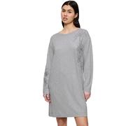 Nachthemd TRIUMPH "Endless Comfort NDK 01 LSL", Damen, Gr. 42, N-Gr, grau (dunkelgrau melange), Single Jersey, Obermaterial: 50% Baumwolle, 50% Modal, Kleider Nachthemd, weich und gemütlich (94948941-