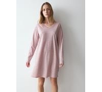 Nachthemd TRIUMPH "Nightdresses NDK LSL 08 X", Damen, Gr. 48, N-Gr, pink, light combination, Jersey, Obermaterial: 100% Baumwolle, Kleider Nachthemd, weich und atmungsaktiv (70593234-48) pink, light c