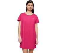 Nachthemd TRIUMPH "Nightdresses NDK X 02", Damen, Gr. 36, N-Gr, rosa (flashy pink), Jersey, Obermaterial: 100% Baumwolle, Rundhals, Kleider Nachthemd, weich und atmungsaktiv (39670541-36)