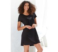Nachthemd VIVANCE DREAMS Gr. 32/34, N-Gr, schwarz Damen Kleider (50698154-32) schwarz