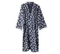 Nachtwäsche Kimono Damen Frauen Nachthemd Sommer Herbst Nachtkleid Baumwolle atmungsaktiv Sleepwear Morgenmantel Bademantel Jahreszeiten bequem Schlafshirt weich Gemütlich Bad Schlafen Stillzeit