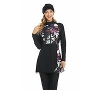 nadamuSun Muslim Swimsuits for Women Modest Islamic Arabic Swimwear Burkini Full Cover Bathing Suits(3XL, X9)