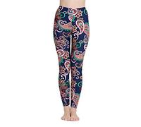 nadamuSun Schwimm Leggings Damen UV Schutz Schwimmhose Hose Bademode Watersport (Floral, XXL)