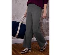 Nadelstreifen Wide Leg Hose
