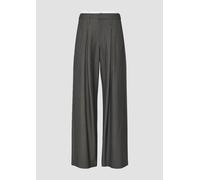 Nadelstreifenhose mit Kontrastdetail am Bund 32 grau 2162956.00J0.32