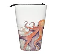 Nadie Bedrucktes Federmäppchen mit Labrador-Retriever-Motiv, Stehender Stifthalter, Teleskop-Federmäppchen, Pop-Up-Make-up-Tasche, Octopus Tentakel, Einheitsgröße, Taschen-Organizer