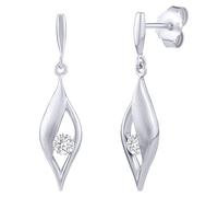 Nadine Silberohrringe mit klaren Brilliance Zirconia