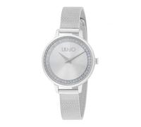 NADIR LiuJo Damen-Armbanduhr Casual Shine TLJ2587, Stahl, Silber, 32 mm, braun, Armband