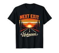 Nächste Ausfahrt Unbekannt | Adventure Road Trip T-Shirt