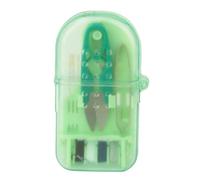 Näh-Kits, kleine Näh-Kit Reise Näh-Kit Mini Näh-Kit Box mit Aufbewahrungsbox Näh-Schere Faden Pinzette Nähnadeln Nadel und Faden Kit Kunststoff Näh-Box Notfall Nähbox (grün)