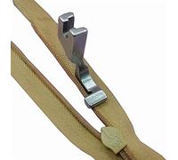 Nähen Aktivität unter Druck der Füße Schaftraffung, 2 Stück Industrie-Nähmaschinen-Reißverschluss-Nähfuß, unsichtbarer Reißverschlussfuß, einseitiger Reißverschlussfuß, verdeckter Reißverschlussfuß