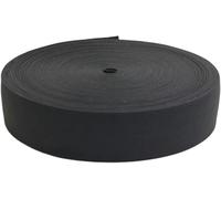 Nähen von elastischem Band, 1 Meter flaches Gummiband for Nähen von Kleidung, Hosen und Accessoires, Stretchgürtel, DIY-Nähprojekte, Stoffbreite 3-60 mm - m 25, Schwarz(Black,1M-38MM)