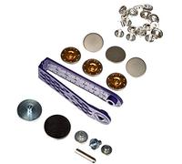 Prym Druckknöpfe Anorak (20 mm/ alteisen/ 6 St./ inkl. Werkzeug)