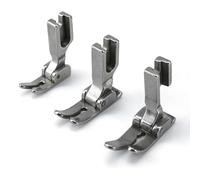 Nähfüße für industrielle Nähmaschinen, hohe Haltbarkeit, Stahlstruktur für präzise Nähte und Stoffhandhabung, professionelle Schneiderbedarf, 3 Stück