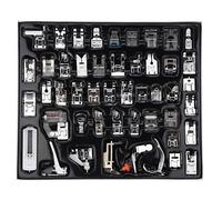 Nähfuß, multifunktionales Nähfuß-Set Zubehör für Singer Feiyue Nähmaschinen[48 Stück] Nähfüße