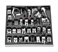 Nähfuß-Set, 32-teilig - Nähmaschinen-Zubehör für Brother, Babylock, Singer, Janome, Elna, Toyota, New Home, Simplicity, Necchi, Kenmore und White Low Shank Nähmaschinen