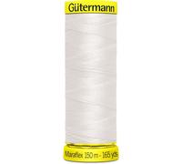 Guetermann GUT_777000-000-1 Maraflex Faden 150 m schwarz, 100% Polybutylenterephthalat, Einheitsgröße