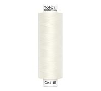 Nähgarn TOLDI Nähgarn á 500m - Allesnäher Garn No.120 Hochwertiges Universalnähgarn (5, Natur)